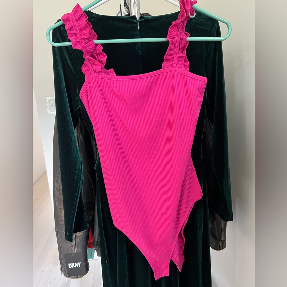 Size S Hot Pink Bodysuit